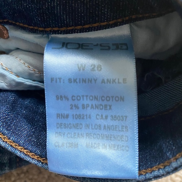 Joe’s Jeans Esther Rolled Skinny Mid Rise Jeans - Picture 6 of 11